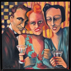 "Teeny tra Gordy e Ruth"  Espressionismo moderno figurativo