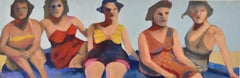 "Visit With My Sisters" Contemporary Expressionist Figurative 