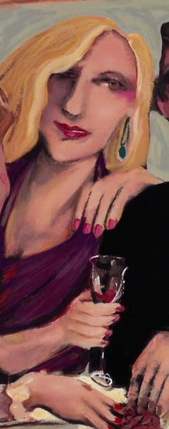 "Life Is Just A Shell Game" contemporary expressionist Serigraph