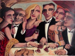 "Life Is Just A Shell Game" contemporary expressionist Serigraph