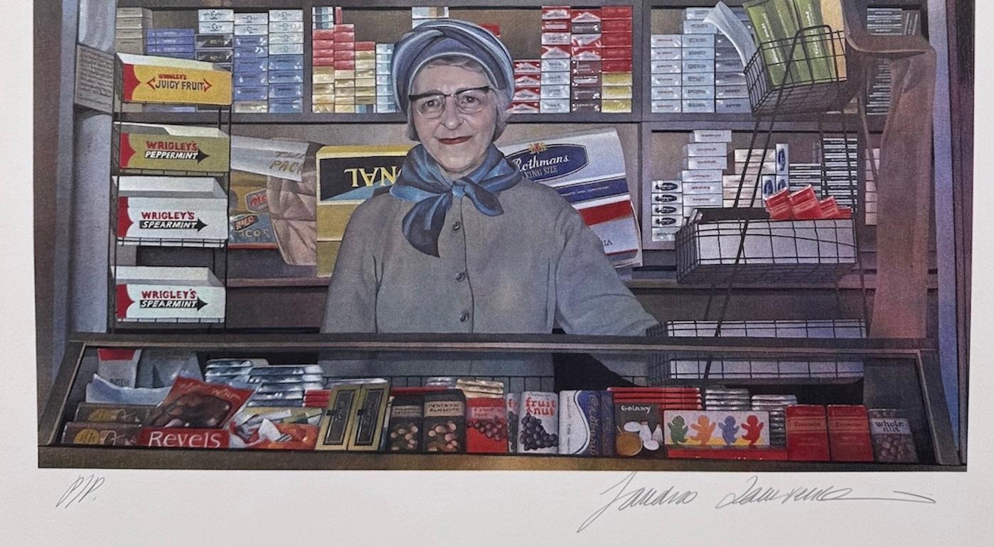 LADY LEICESTER SQUARE es una litografía de edición limitada impresa con técnicas litográficas tradicionales sobre papel de impresión de archivo, 100% libre de ácido, por la artista británica Sandra Lawrence. LADY LEICESTER SQUARE presenta una mirada