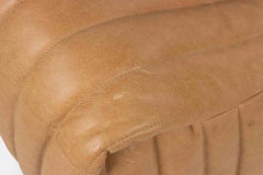 "Sandra" Leather Armchair and Two Seats Sofa for Cinna, Italy 1980s