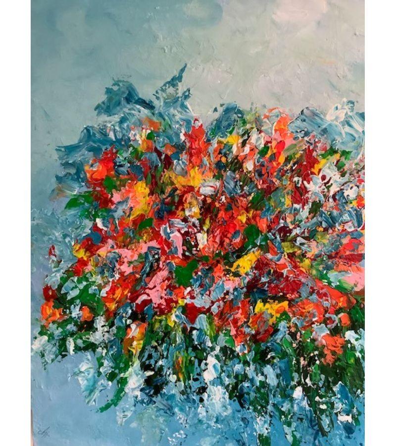 Blüte – Painting von Sandra Lingg