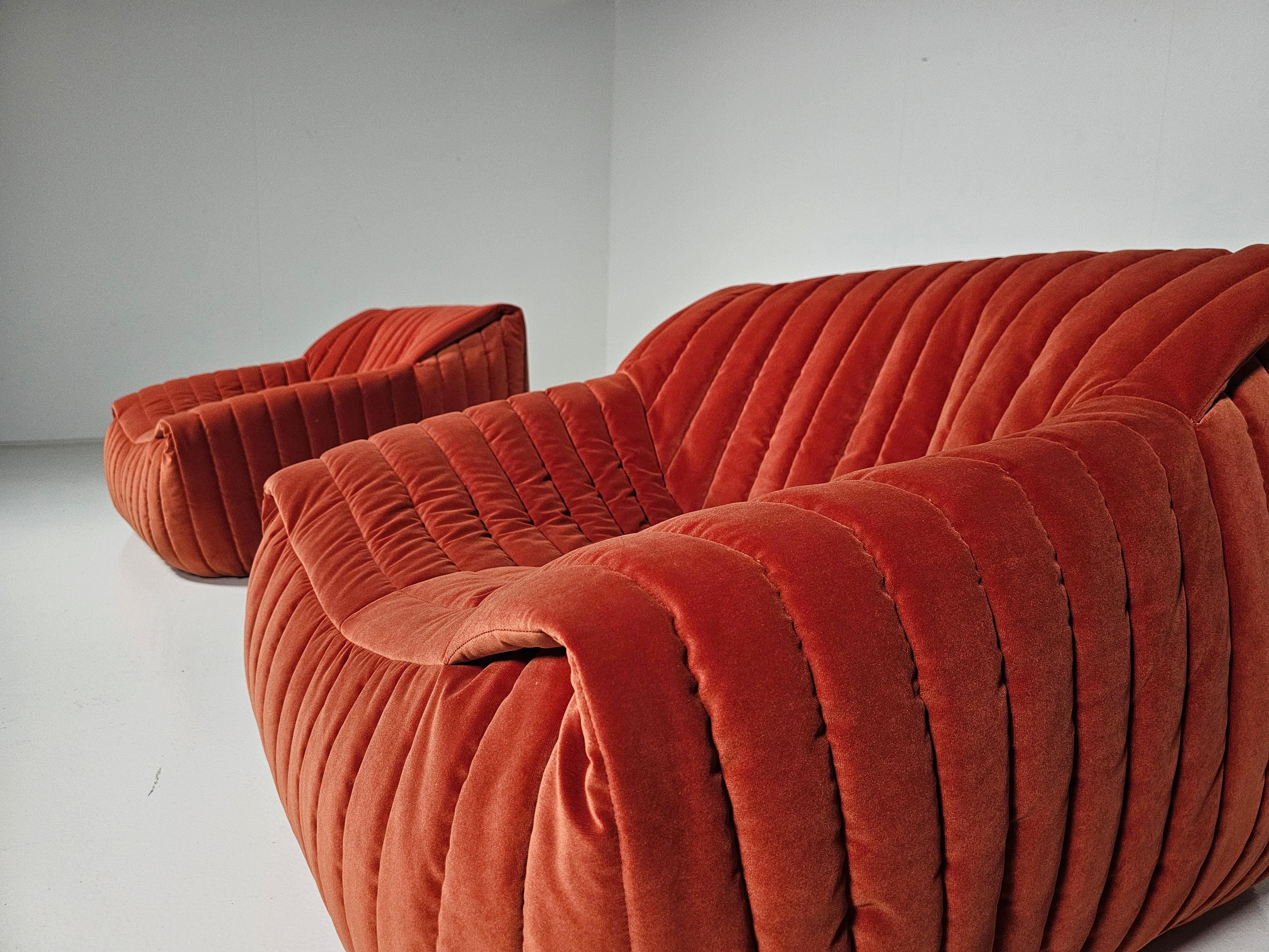 Sandra Lounge Chairs by Annie Hiéronimus for Cinna Ligne Roset, 1970s 3