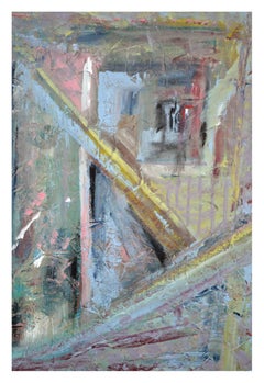 Abstrait bleu pâle et multicolore