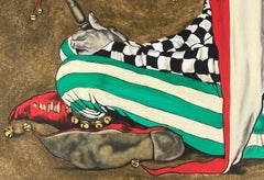 Sandra Melin The Jester Based on Norman Rockwell Acrylic on canvas