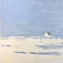 "Blue & White Arrangement", Oil painting
