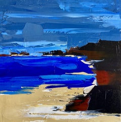 "By The Sea" (2024) By Sandra Pratt, Coastal Landscape Oil Painting