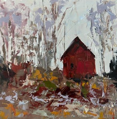 "Changing Seasons" (2024) By Sandra Pratt, Original Oil Painting of Landscape