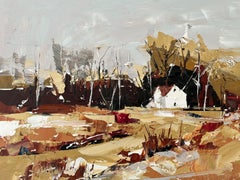 "End of Autumn" (2023) By Sandra Pratt, Landscape Oil Painting