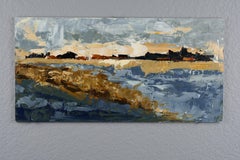 "Tormenta inminente" de Sandra Pratt, Pintura al óleo, Paisaje abstracto