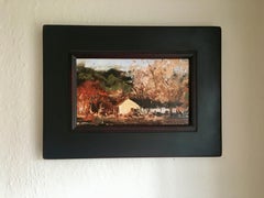 "Irsi Farm", Oil painting