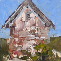 "Nantucket" (2025), peinture à l'huile originale d'un paysage du Midwest