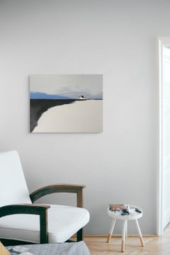 "Gelassenes Haus" (2025), Original Expressionist Impasto Landschaft, Ölgemälde