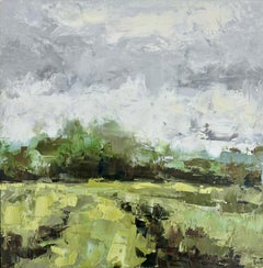 "Primavera vibrante" (2024) de Sandra Pratt, Pintura al óleo original de paisaje
