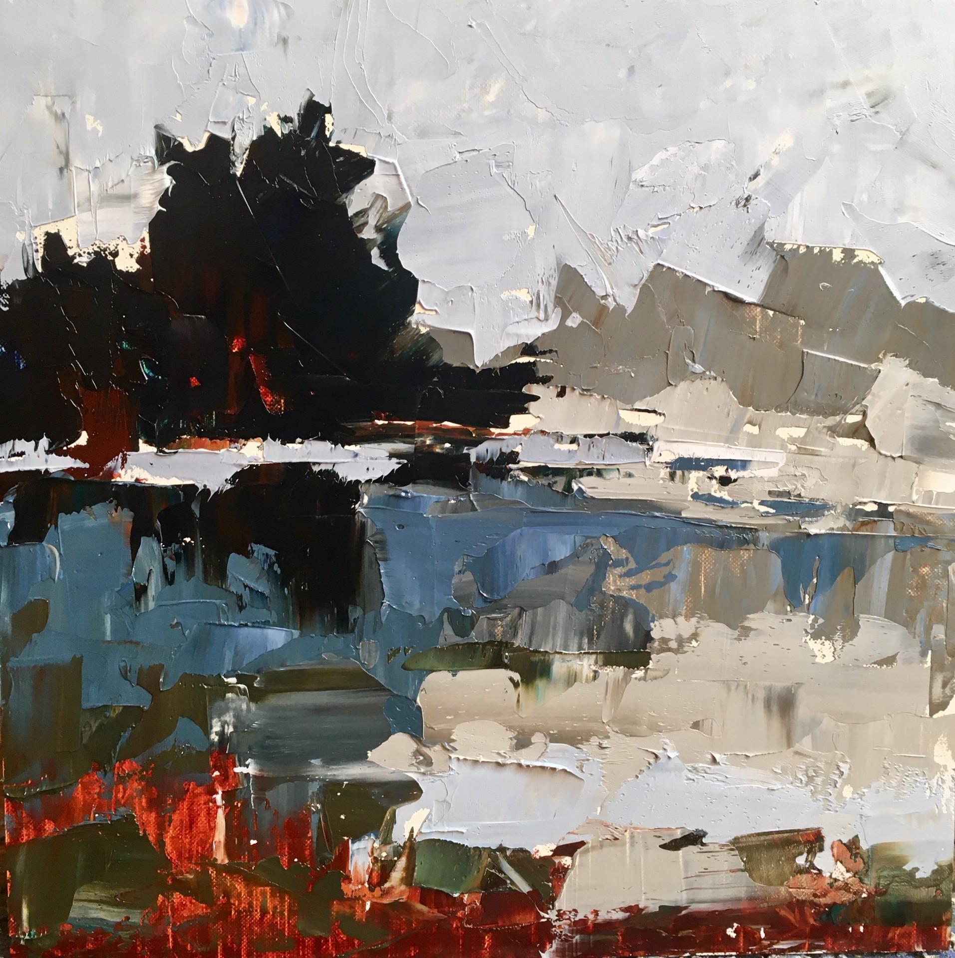 Sandra Pratt Landscape Painting - Winter Reflection