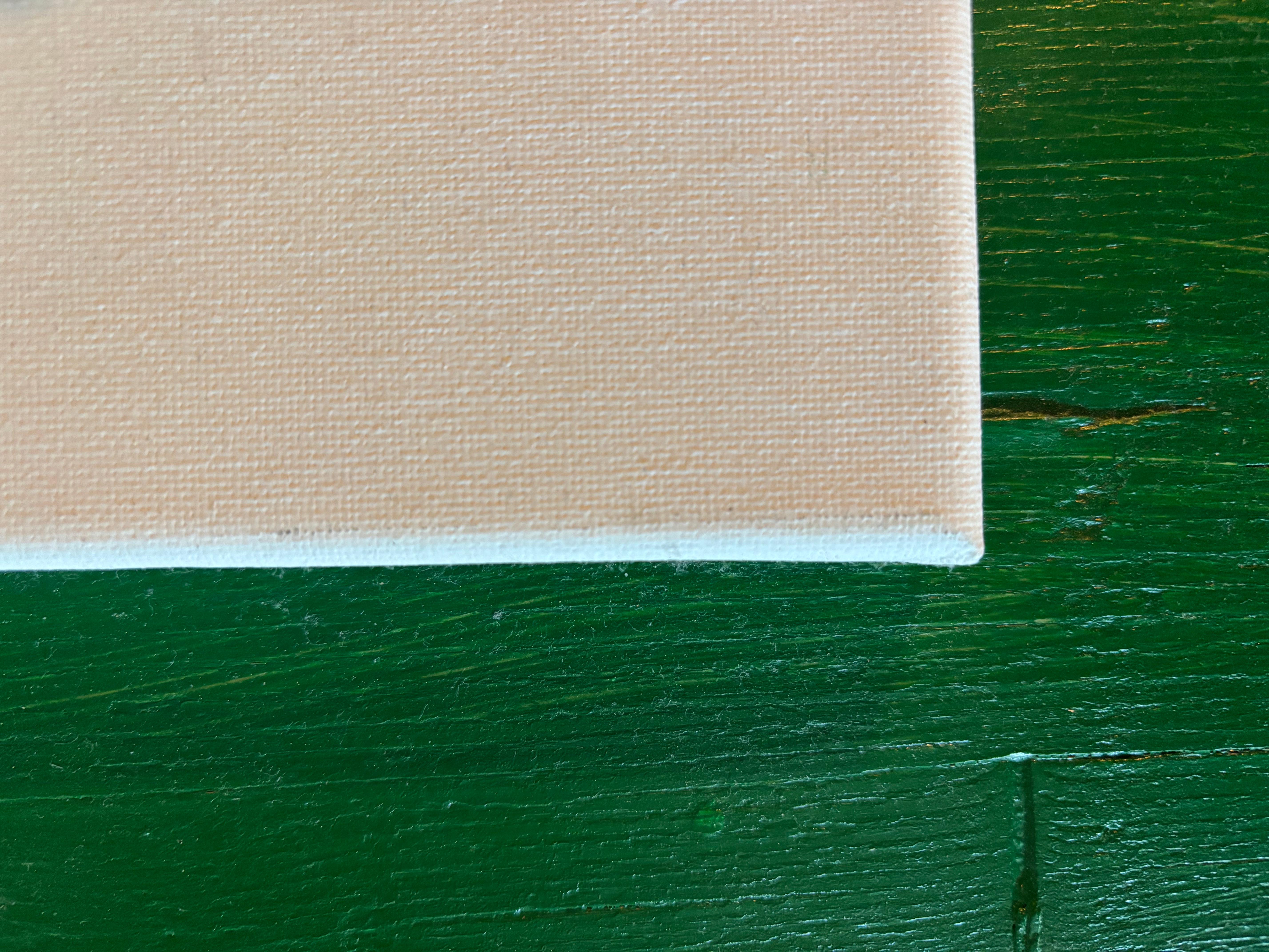 L'idea alla base del quadro è quella di utilizzare materiali riciclati. I materiali sono tre: alluminio, tela e Wood. Mi piace la semplicità e il colore, personalmente mi piace così com'è.