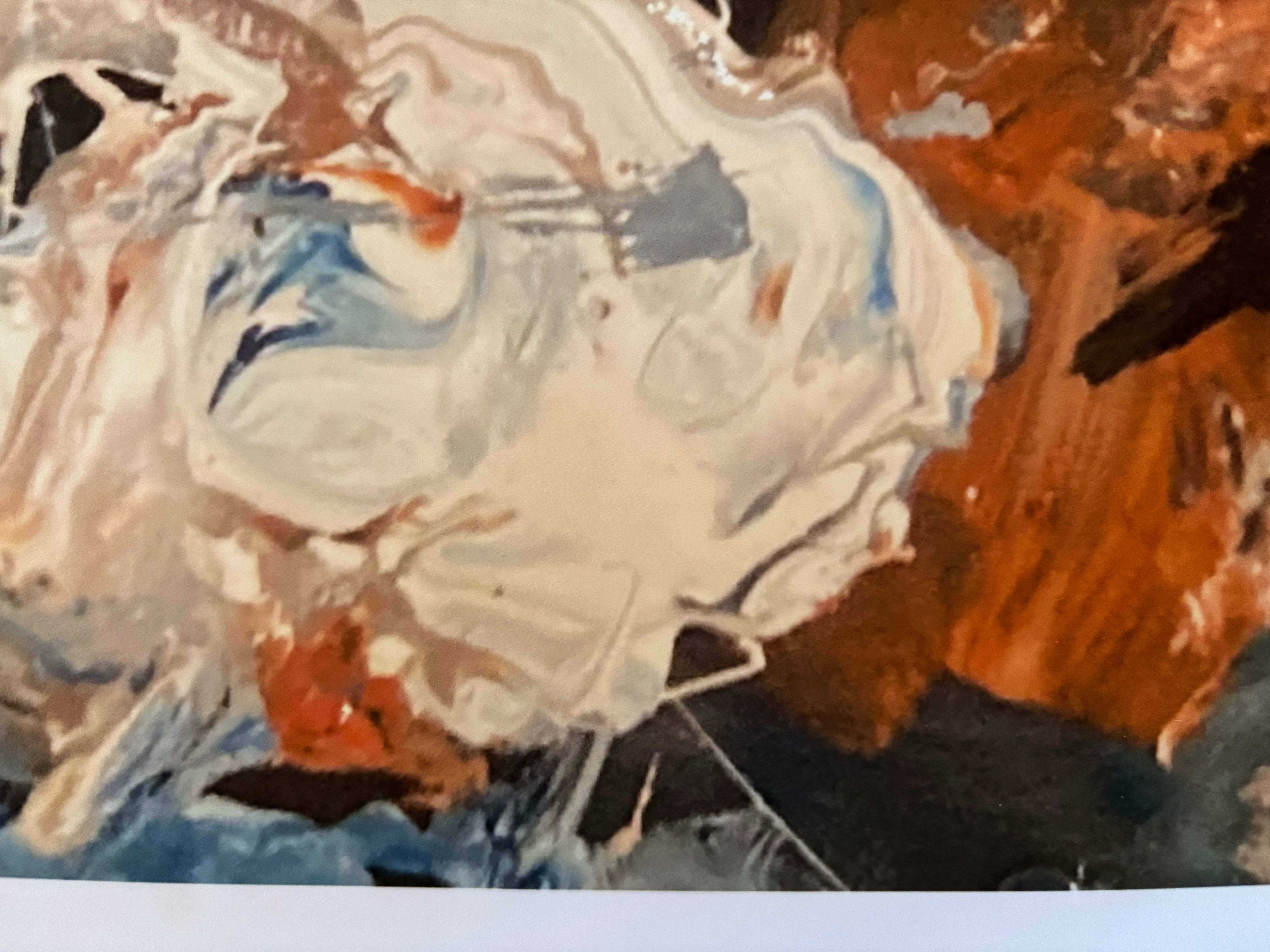 Absolut es una fotografía abstracta, limitada a 10 y firmada. Me gusta el estado de ánimo que evoca la fotografía, para mí F. Kupka. La foto fue tomada durante un proceso de trabajo de una obra de arte diferente. Enmarcada adecuadamente con cristal
