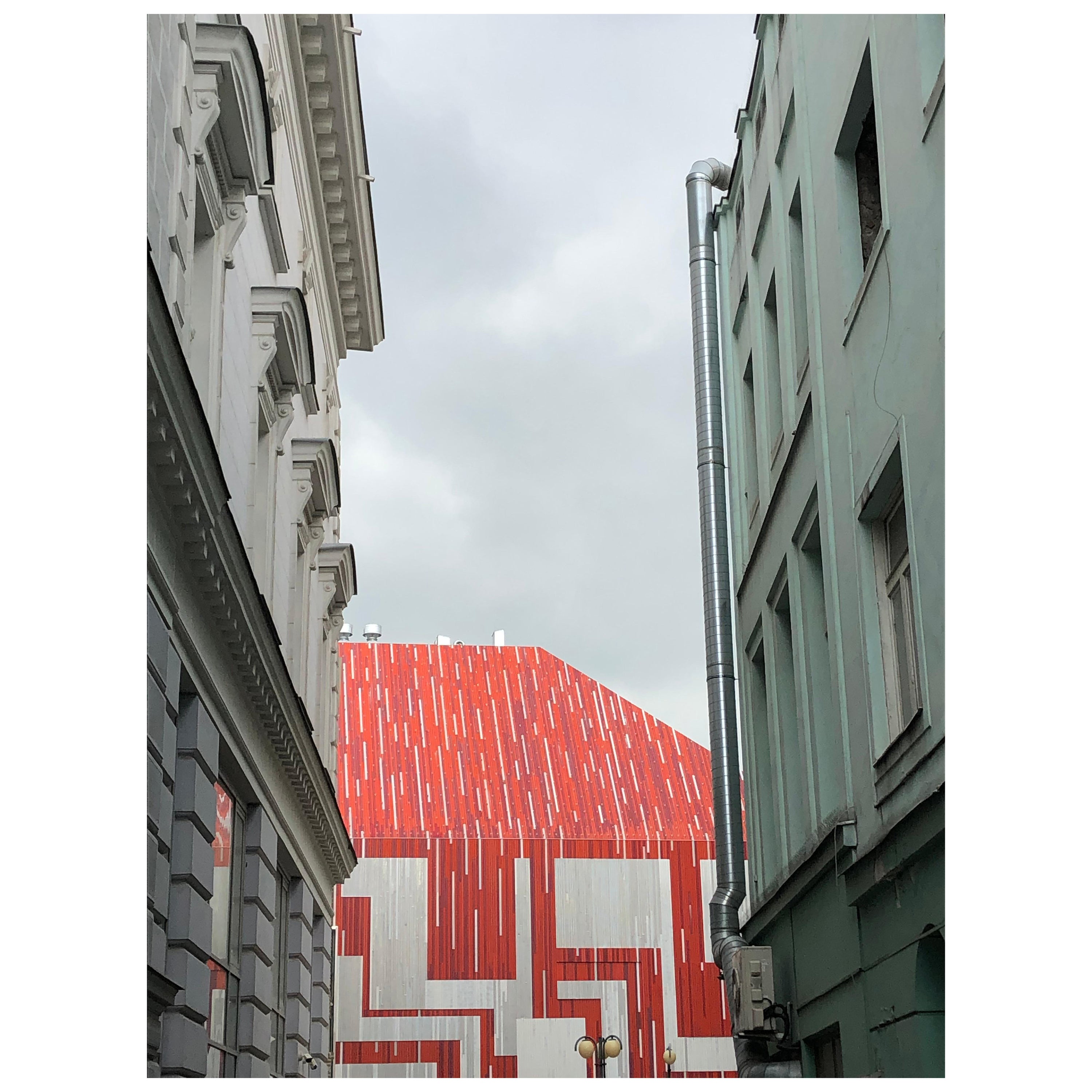 Sandra Salamonová Landscape Photograph - Architecture RED