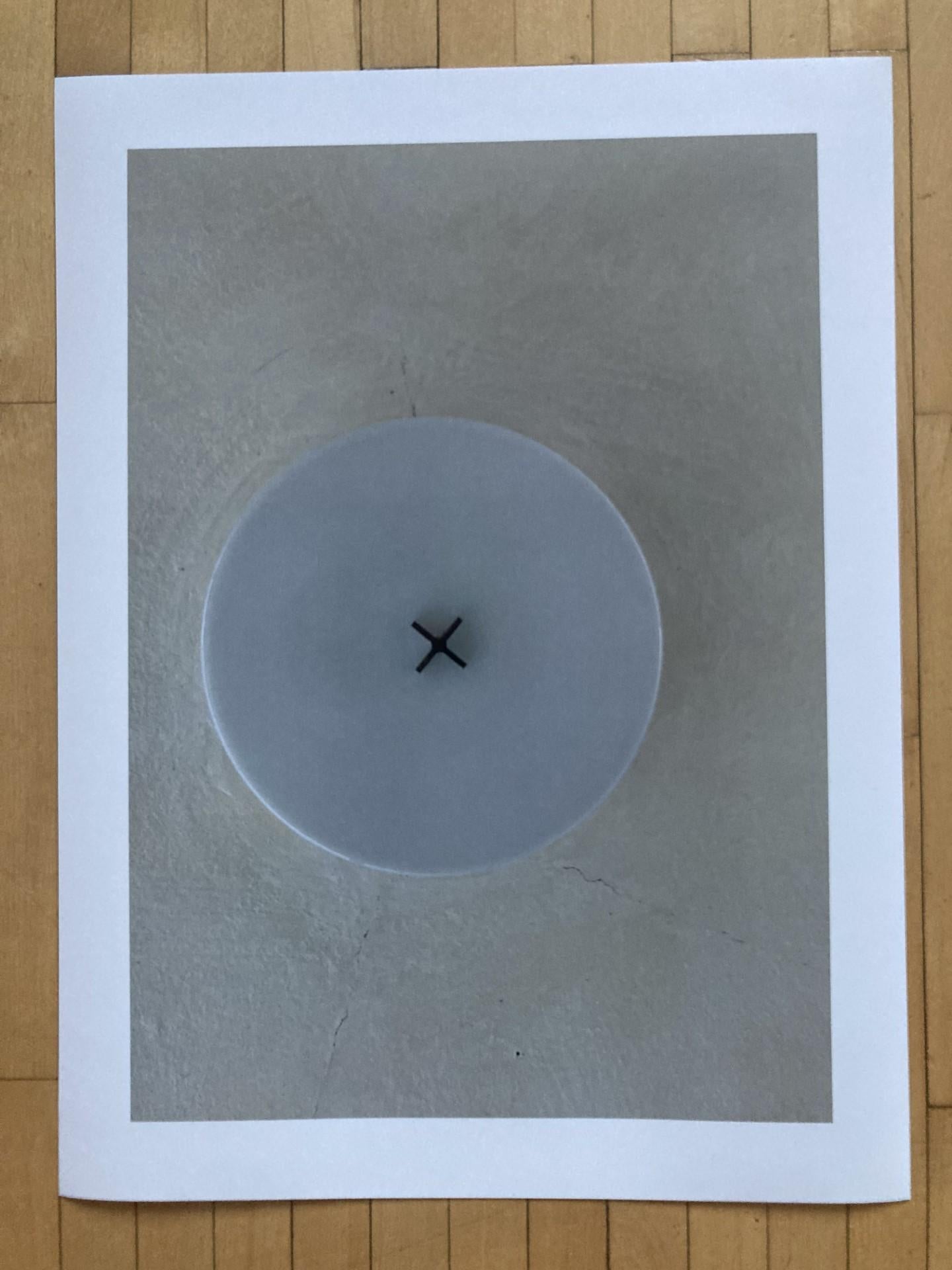 Button OR? Photopgraphy Print Limited - Gray Abstract Print by Sandra Salamonová