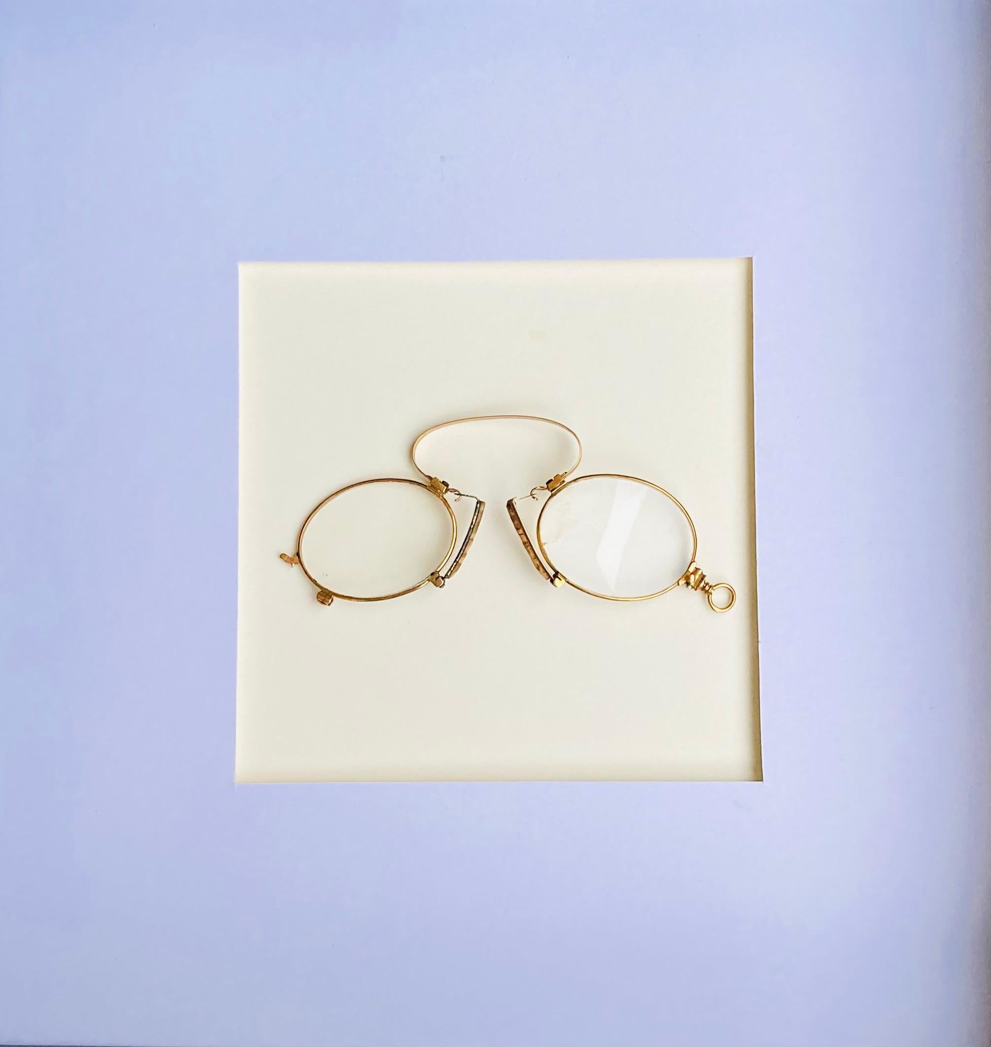 Sandra Salamonová Abstract Print - Glasses from a General, Photography, Print, Limited, Signed