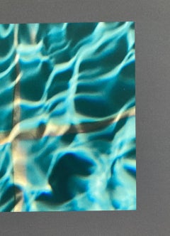Gold in Grey Photography, Abstract Style, Signed, 30x30 cm Artwork