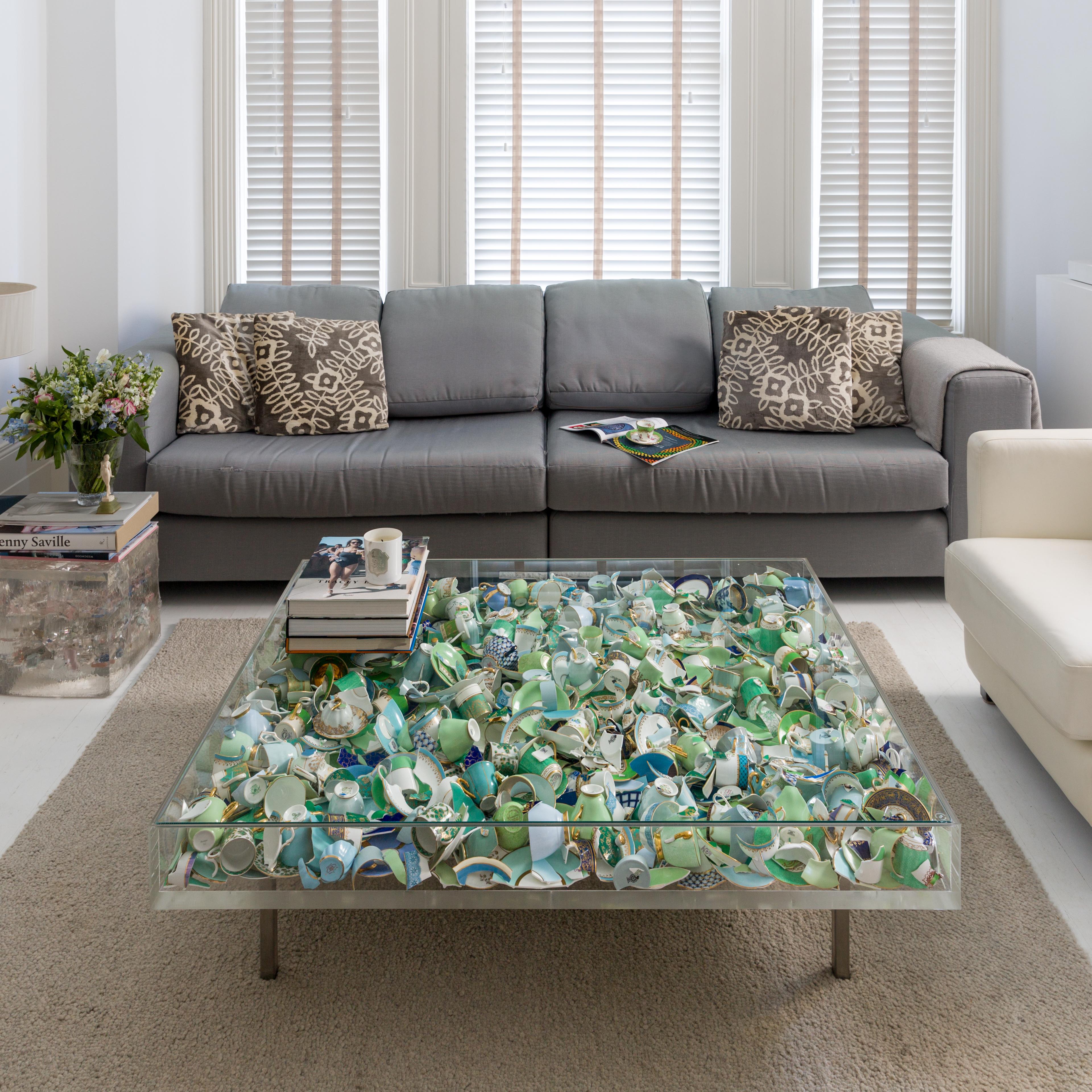 Coffee Table CT1 (Ceramic) - Mixed Media Art by Sandra Shashou