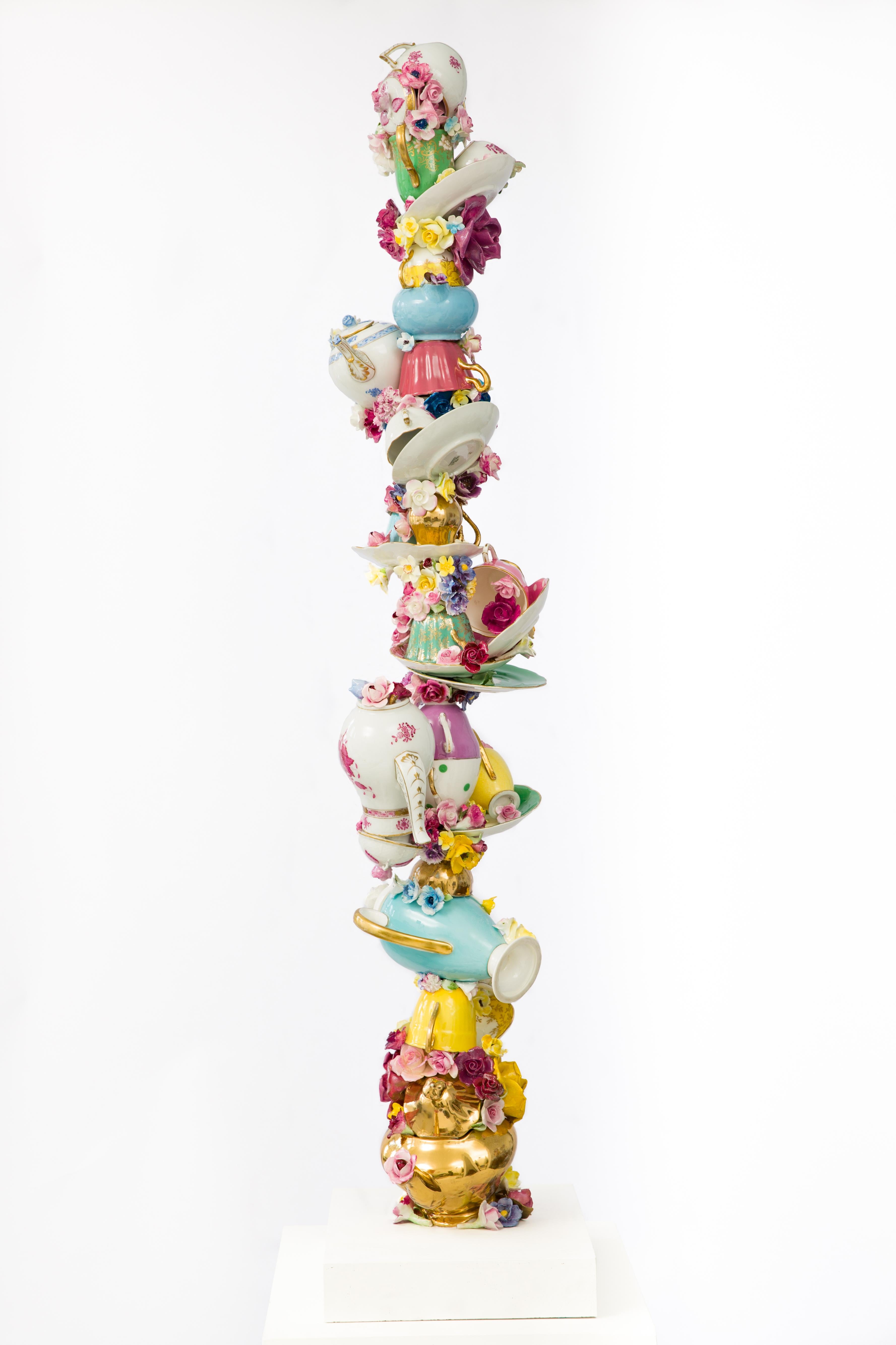 Tower - Balance 5 - Sculpture by Sandra Shashou