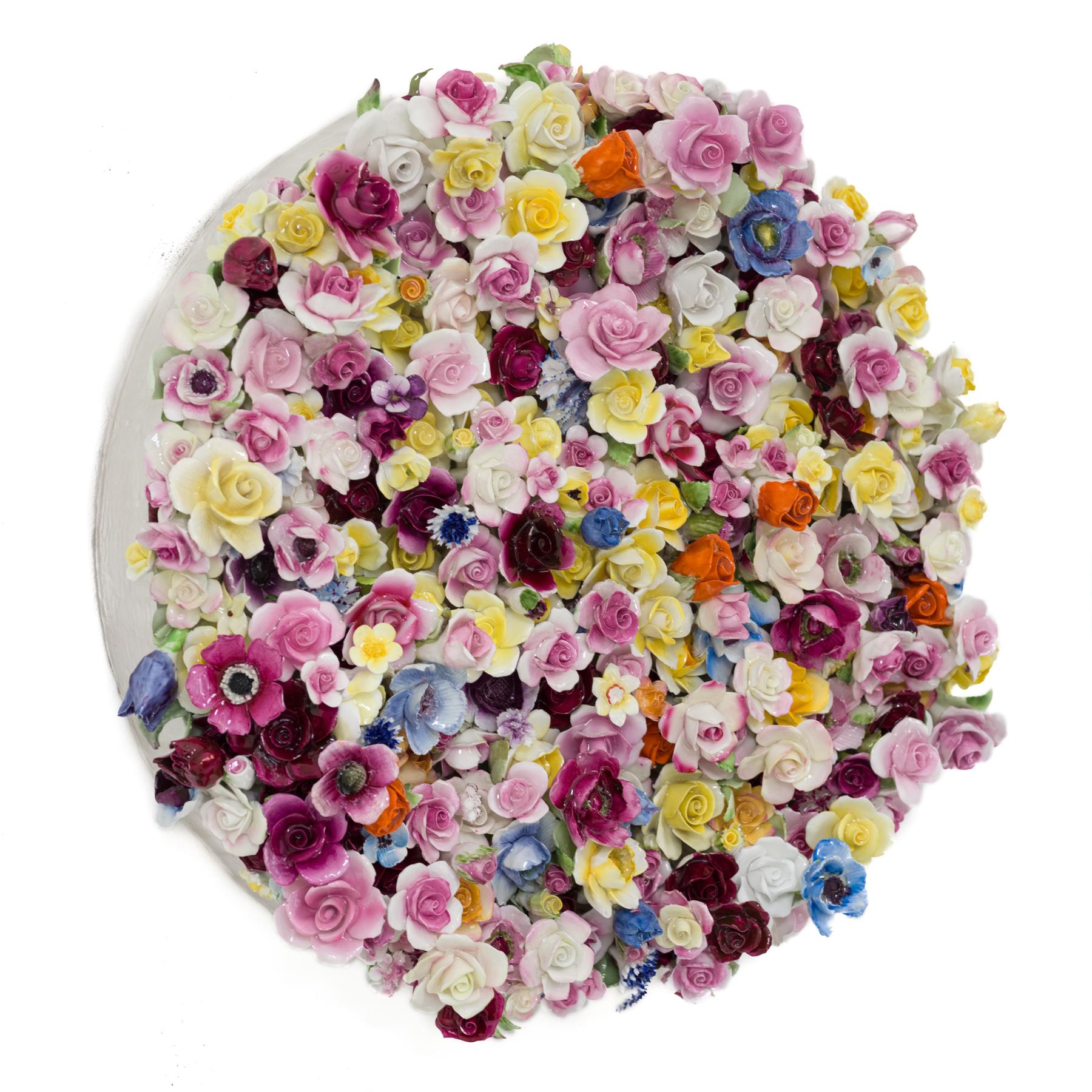 Roses Are Forever R7 (Ceramic) - Sculpture by Sandra Shashou