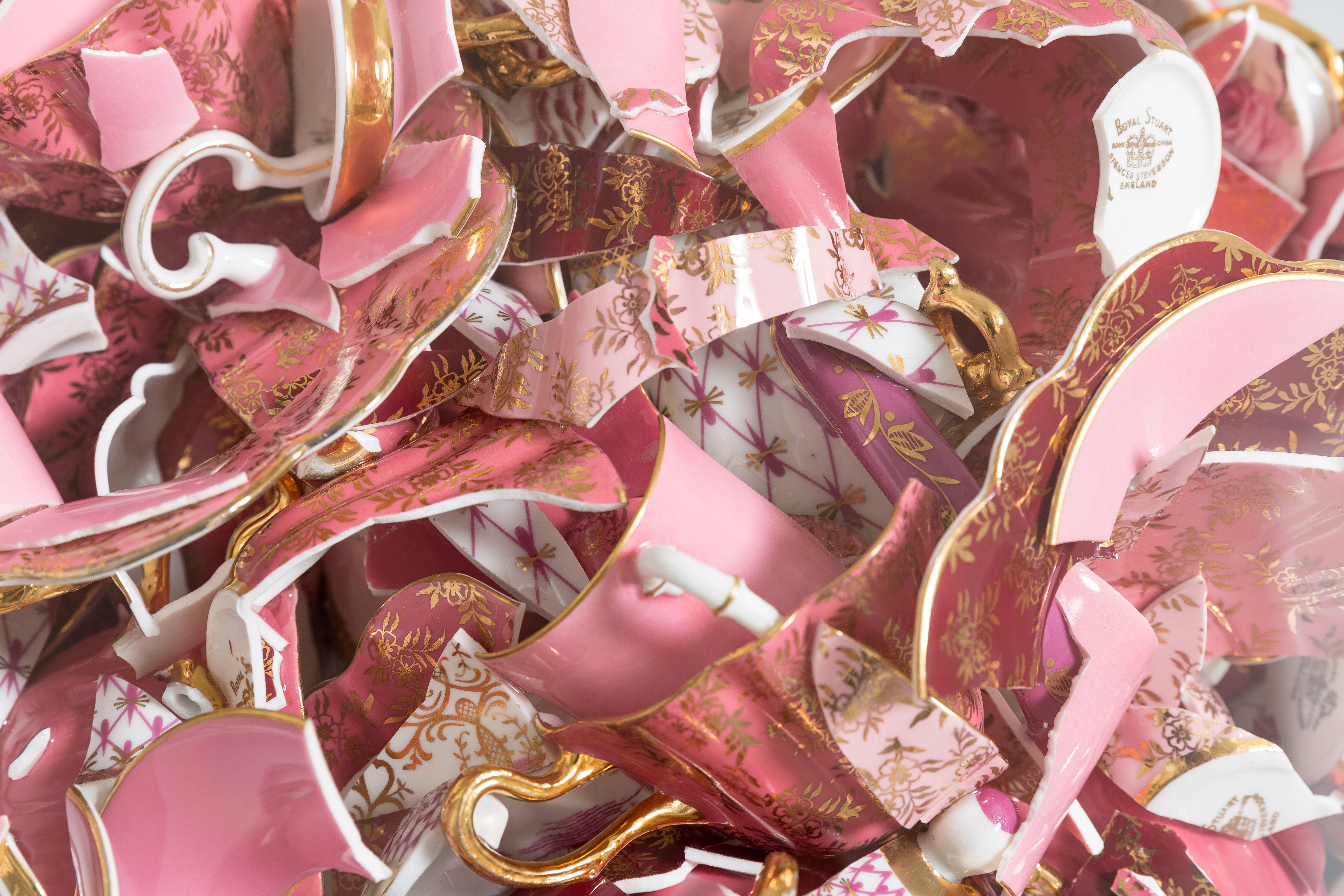 Sparks of Joy 49 (Ceramic) - Sculpture by Sandra Shashou