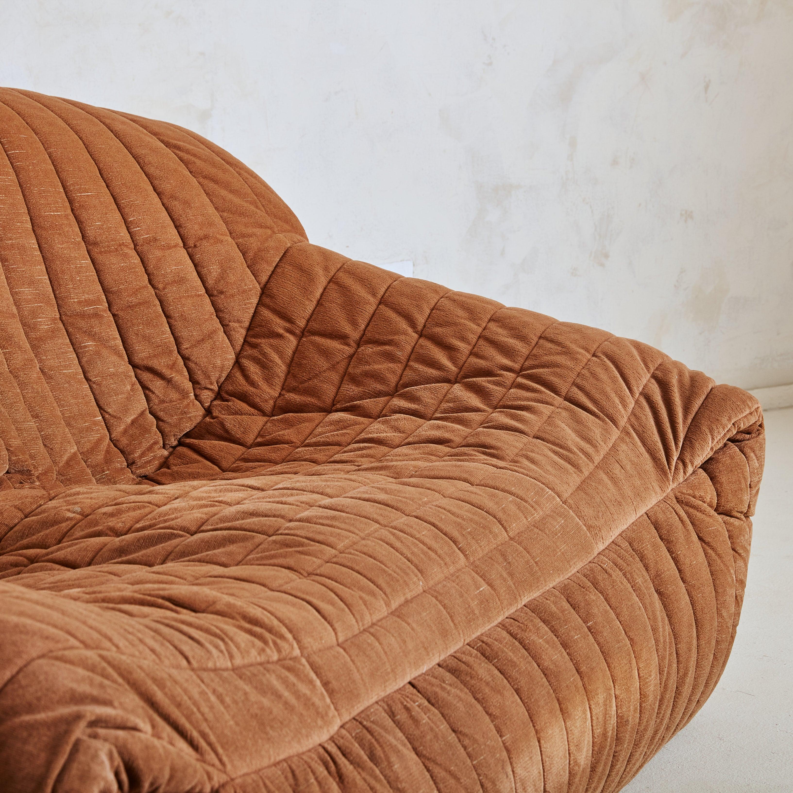 'Sandra' Zweisitziges Sofa von Annie Hiéronimus für Cinna (Ligne Roset), Frankreich 1970er Jahre (Ende des 20. Jahrhunderts) im Angebot
