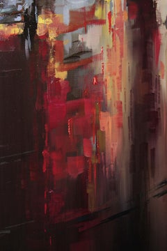 Cityscape Oil Painting - Vanishing Point, Painting, Oil on Canvas