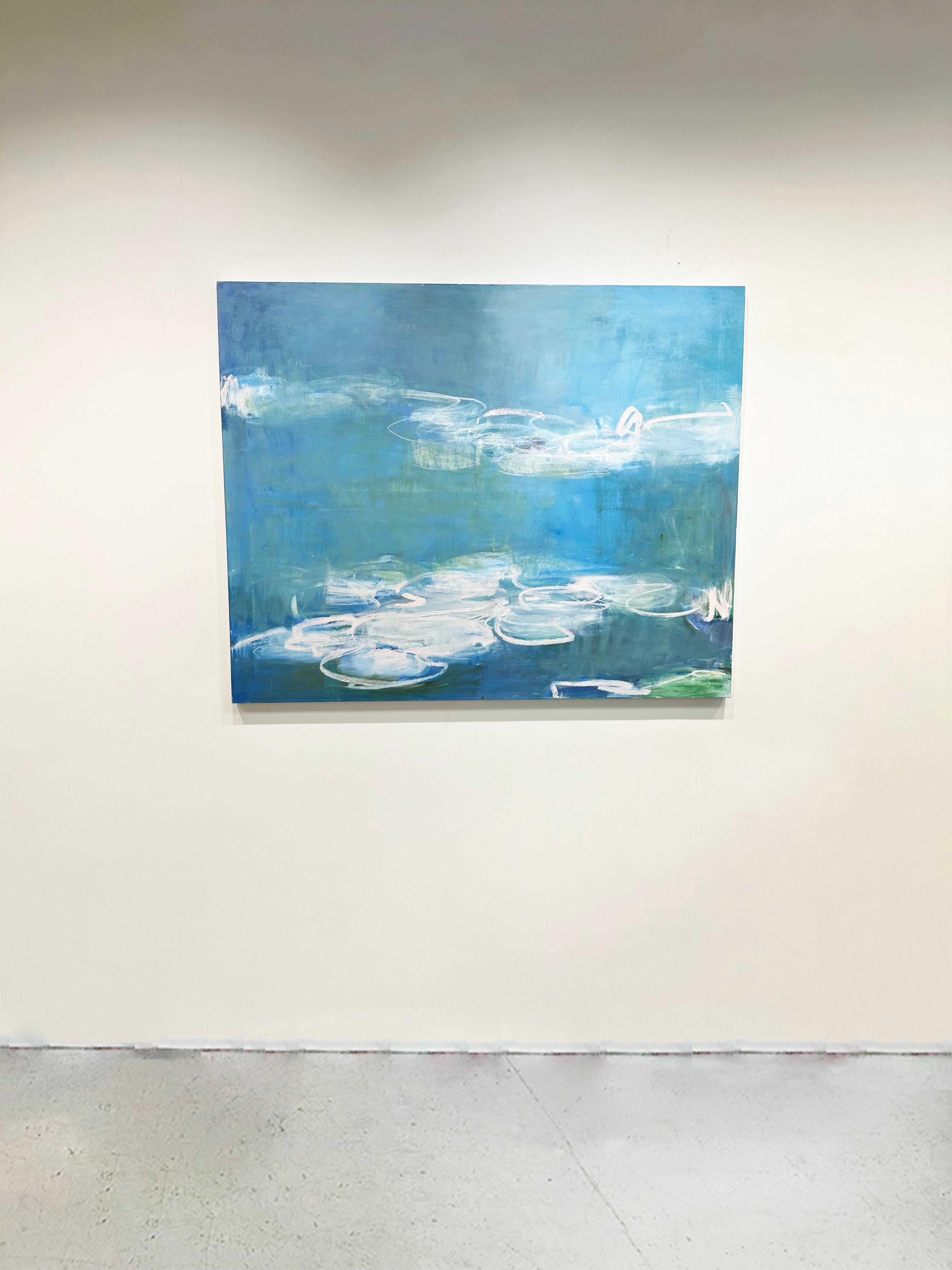 Öl- und Wachsgemälde der New Yorker Contemporary-Künstlerin Sandrine Kern 'Untitled 55' im Angebot 2