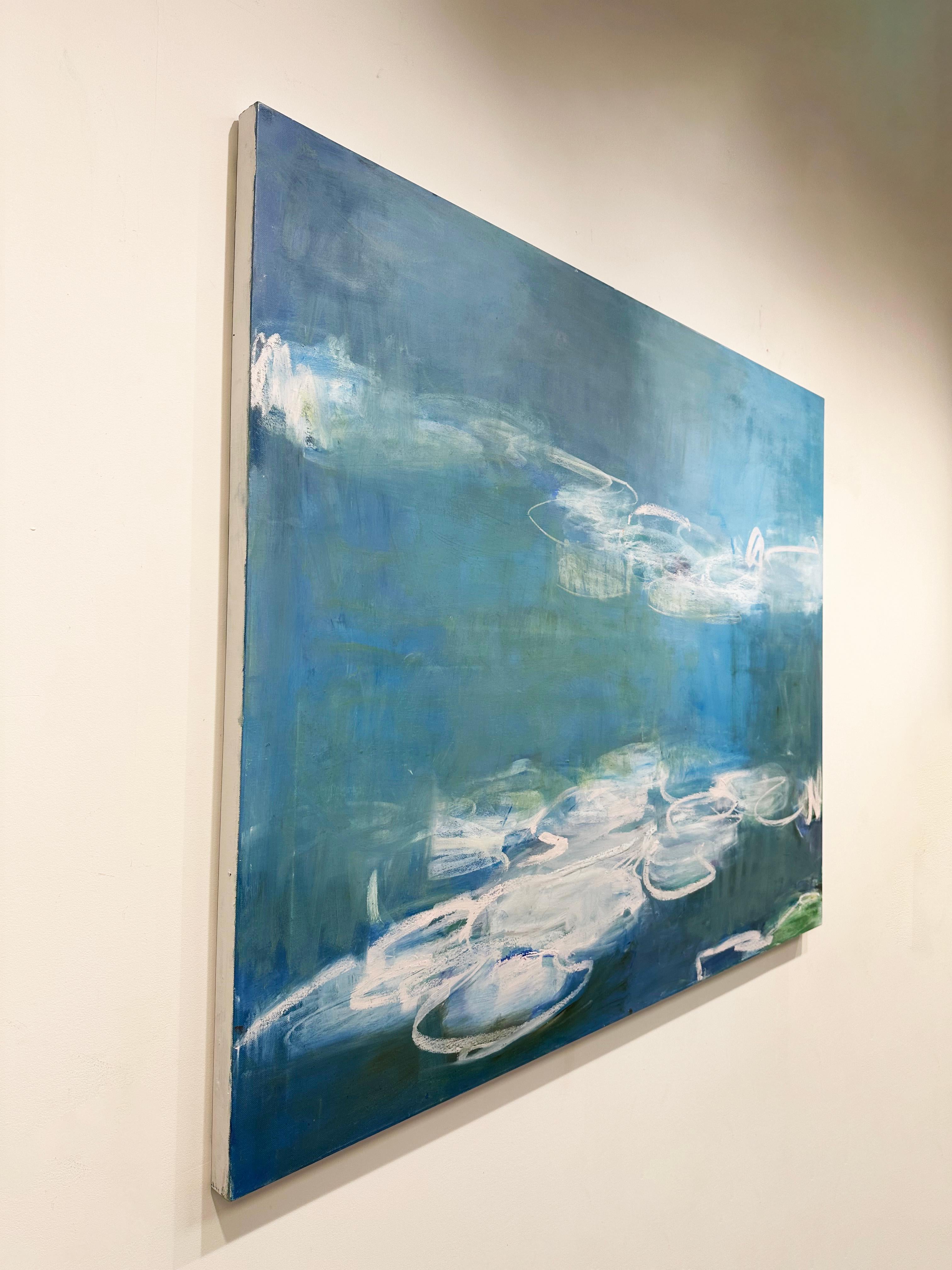 Öl- und Wachsgemälde der New Yorker Contemporary-Künstlerin Sandrine Kern 'Untitled 55' im Angebot 3