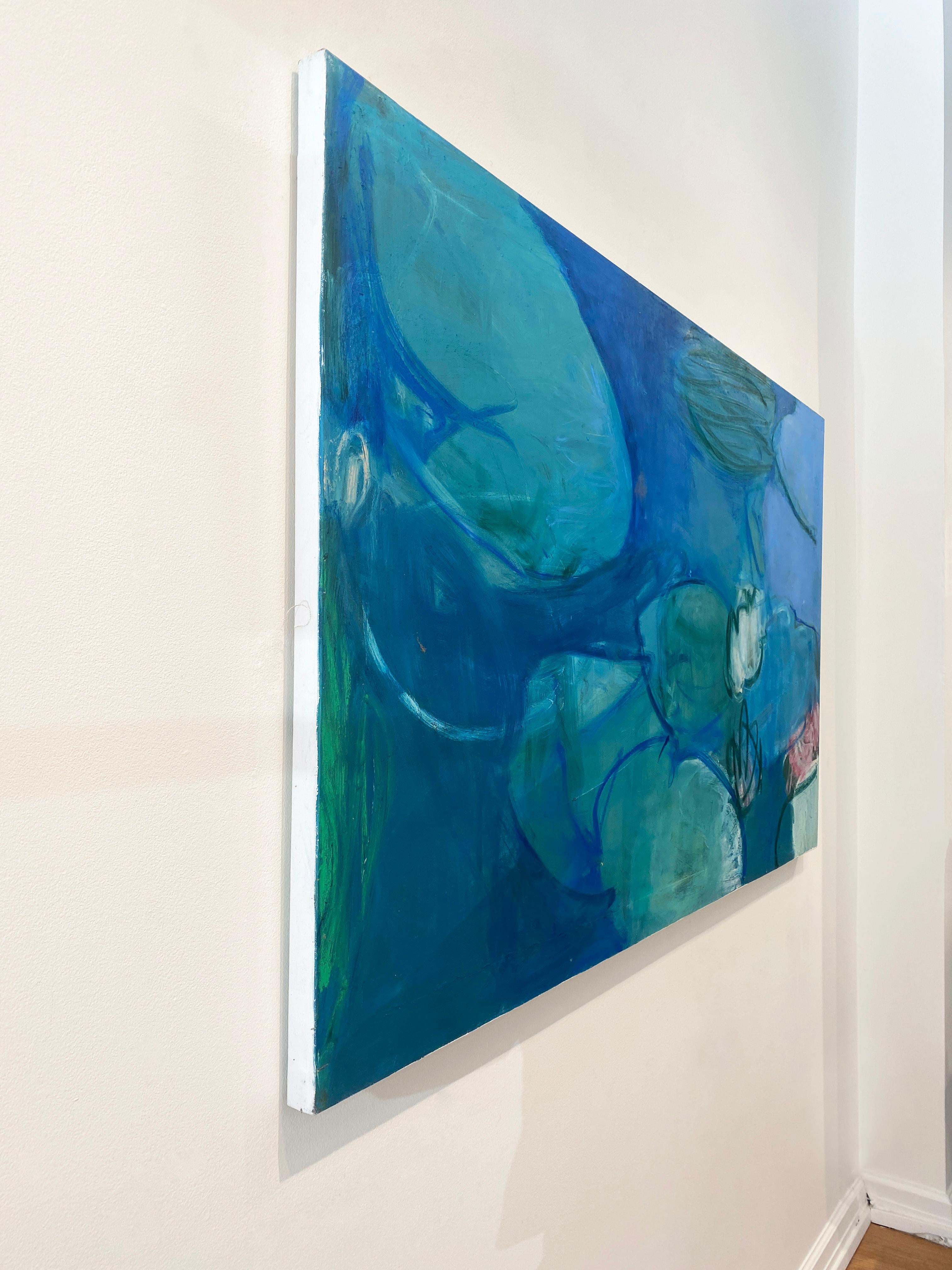 Ölgemälde der New Yorker Künstlerin Sandrine Kern, „Untitled 30“, Öl 2