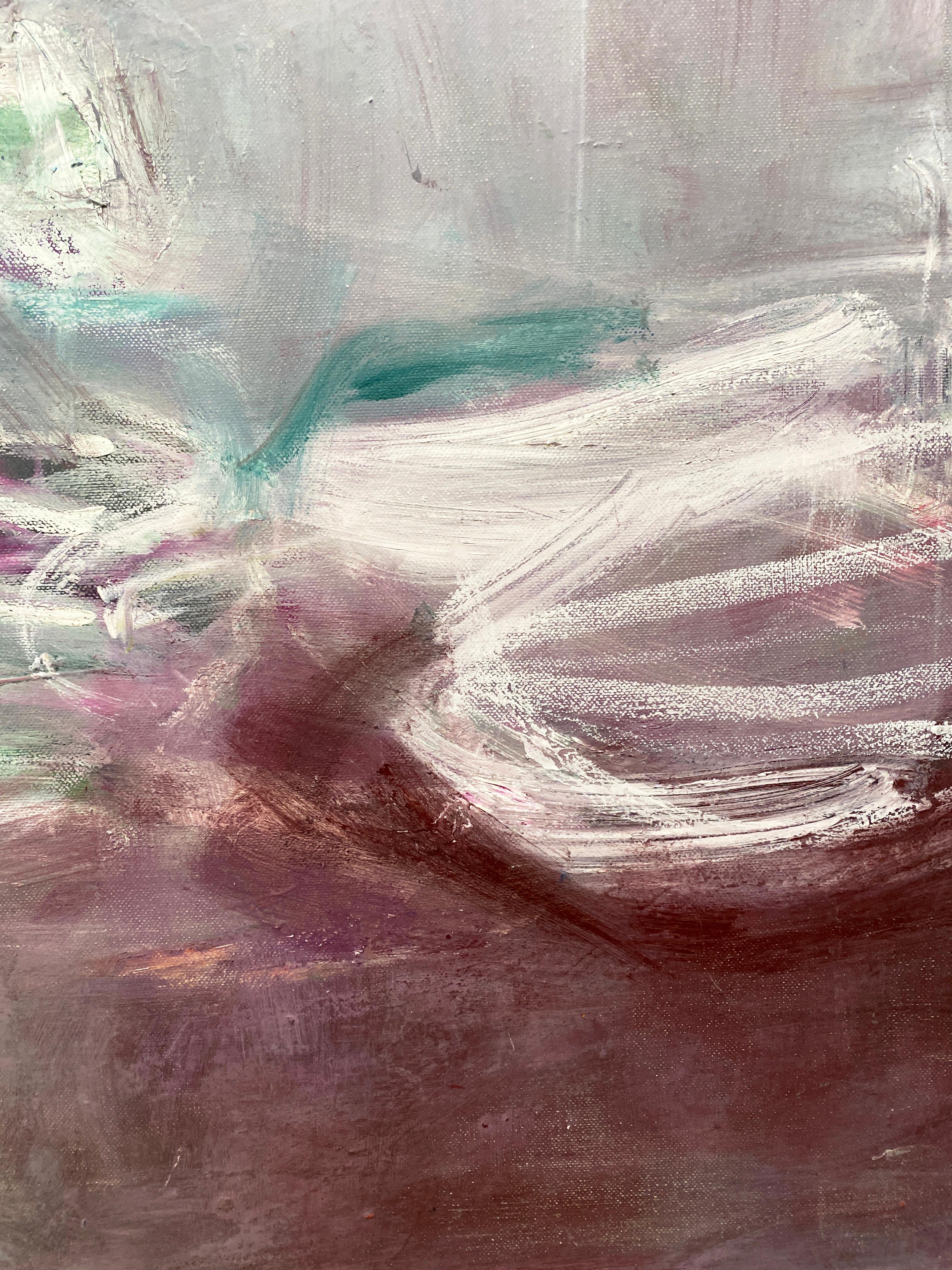 Pittura a olio impressionista dell'artista newyorkese Sandrine Kern 
