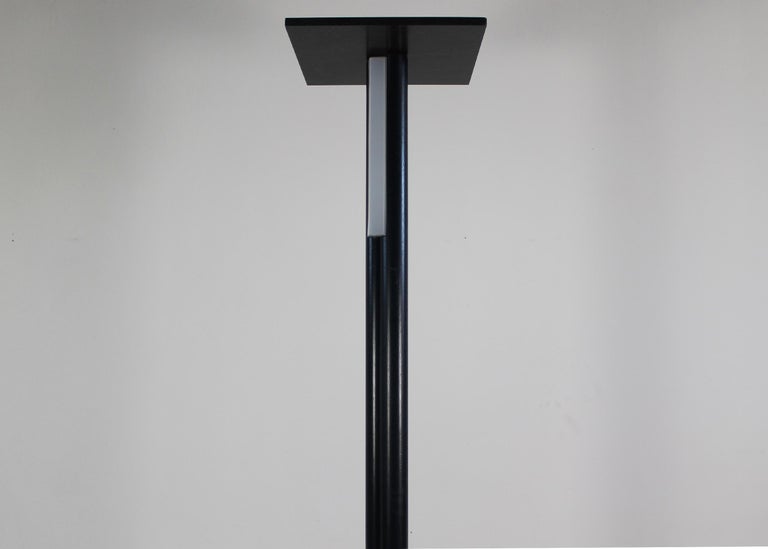 Italian Sandro Bagnoli Floor Lamp De Luz in Wood Ultramobile Collection by Gavina 1970s For Sale