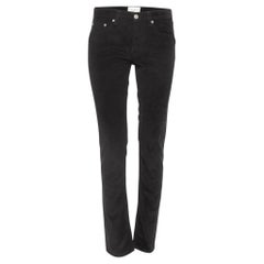 Sandro Black Corduroy Spector Trousers M Waist 29"