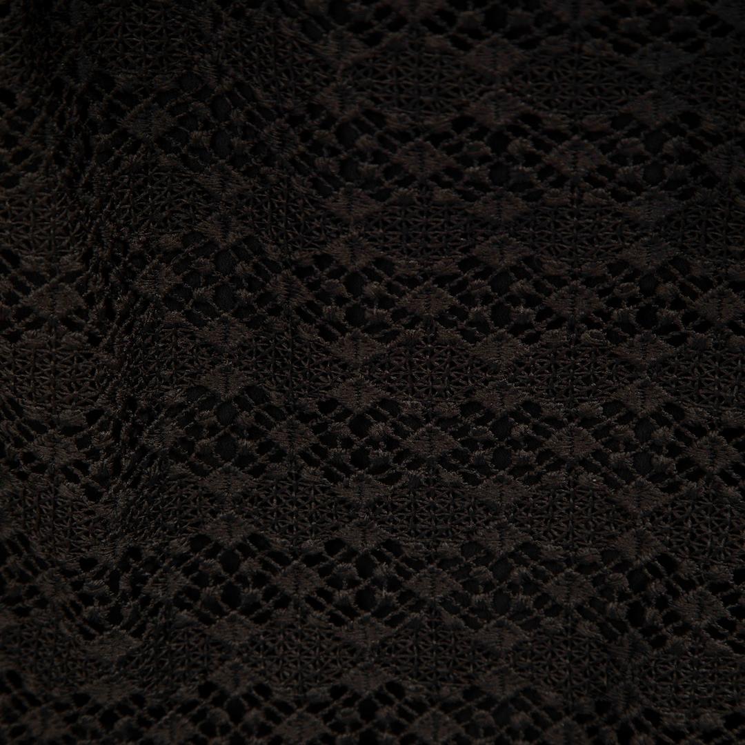 Women's Sandro Black Lace V Neck Mini Dress Size M For Sale