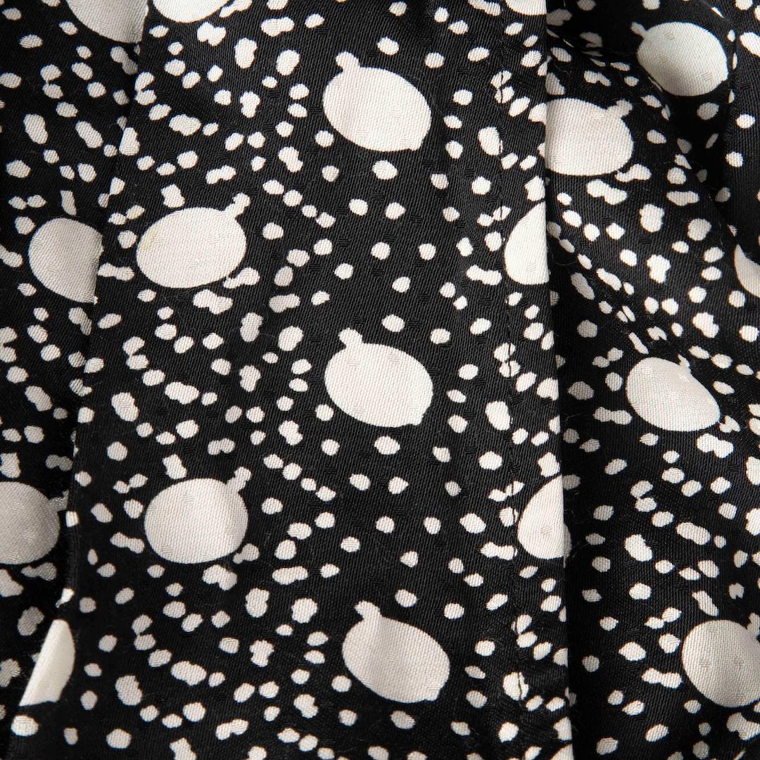 Sandro Black Polkadot Robe à volants Taille S Bon état - En vente à London, GB