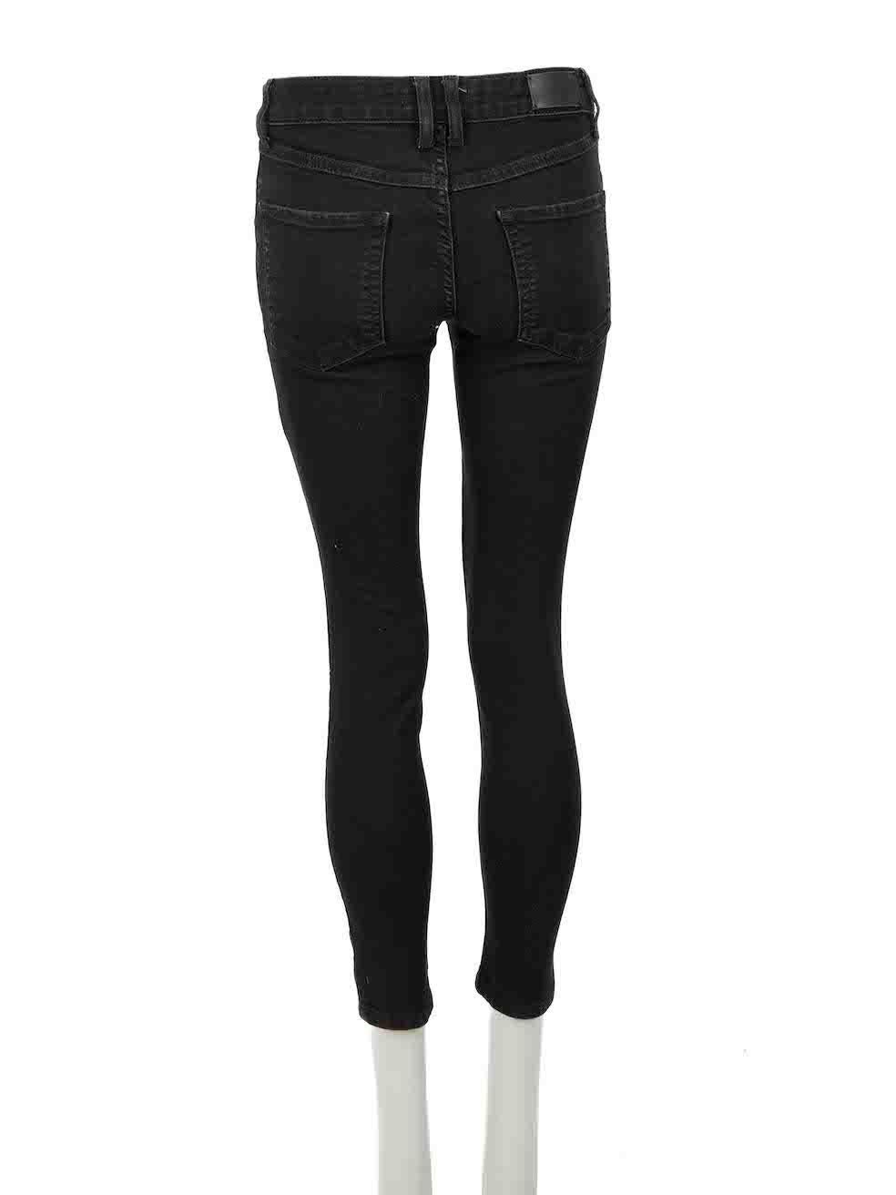 Sandro Black Skinny Jeans Size S In Excellent Condition For Sale In London, GB