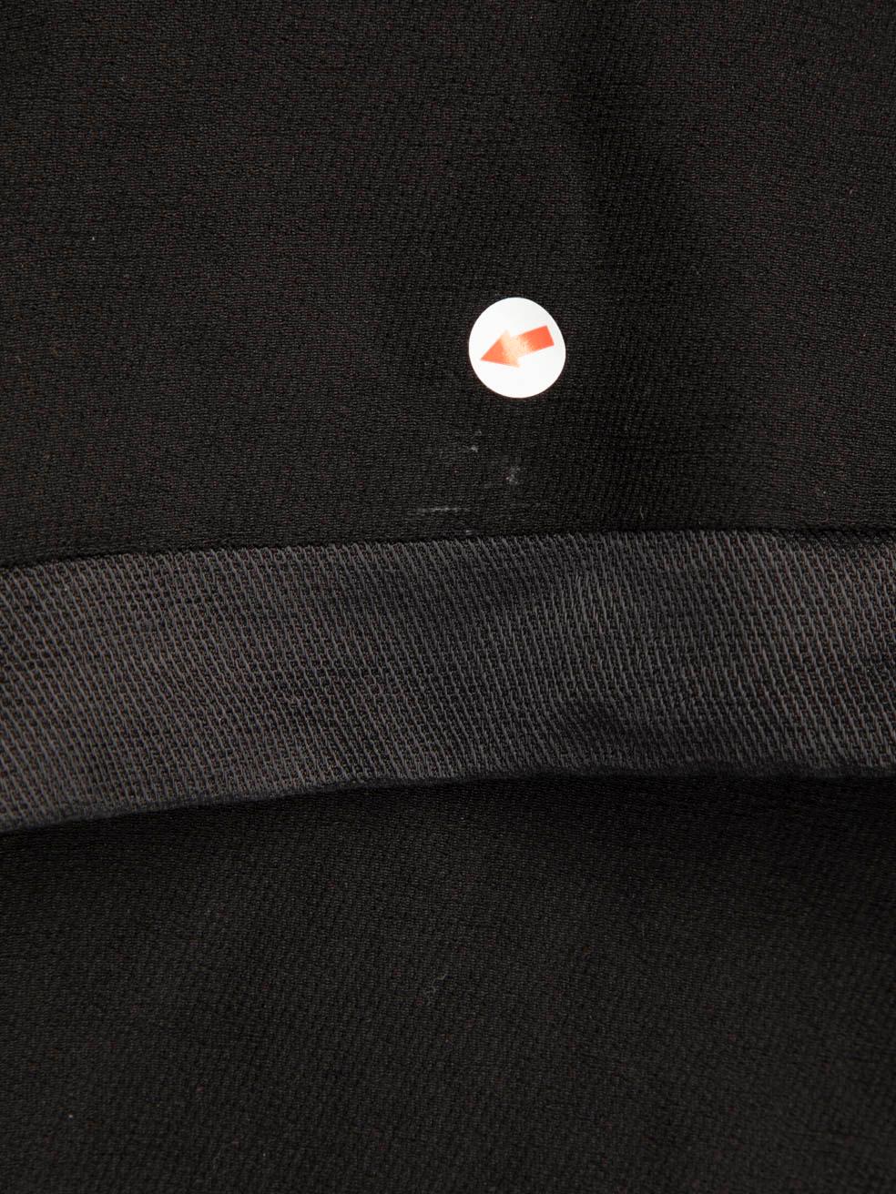 Sandro Black Strapless Mini Peplum Dress Size S In Good Condition For Sale In London, GB