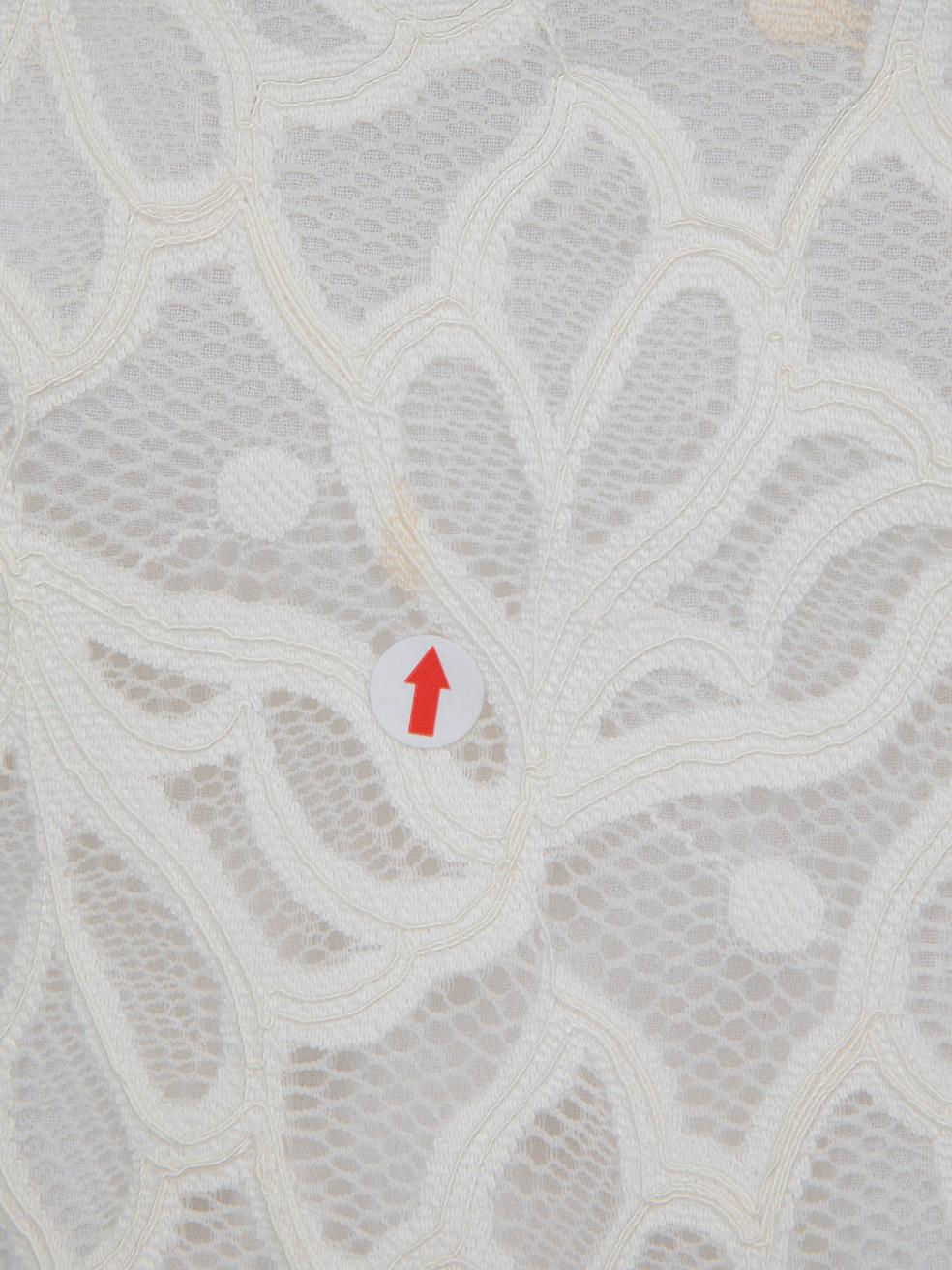Sandro Schwarz-Weißes Kleid mit Spitzenbesatz Größe S Damen im Angebot