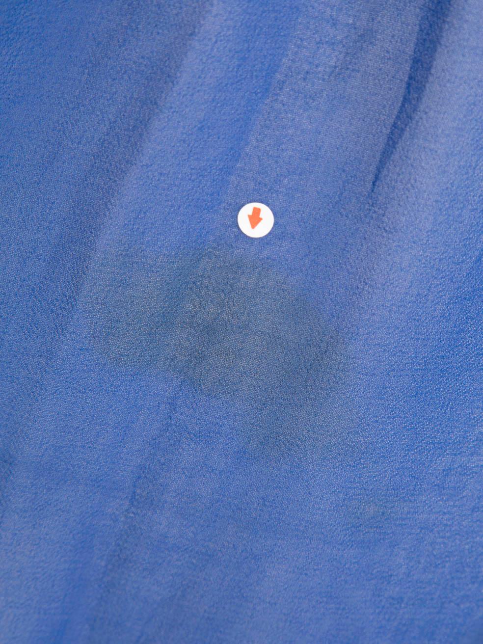 Sandro Blau Geschichtetes Detail Ärmelloses Kleid Größe S Damen im Angebot