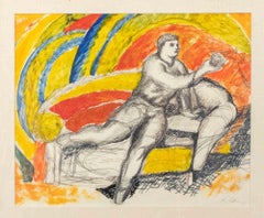Niño - Técnica mixta de Sandro Chia - 1985
