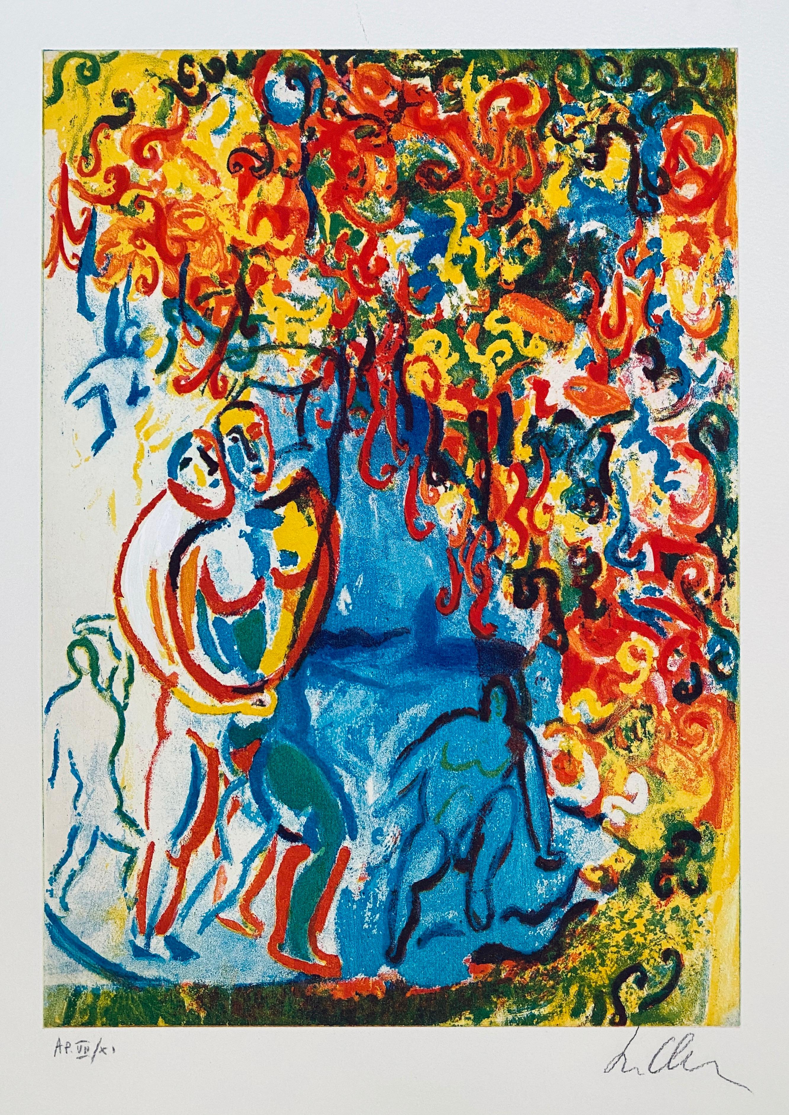 Litografia Italiana Post Modernista Figurativa Pop Art