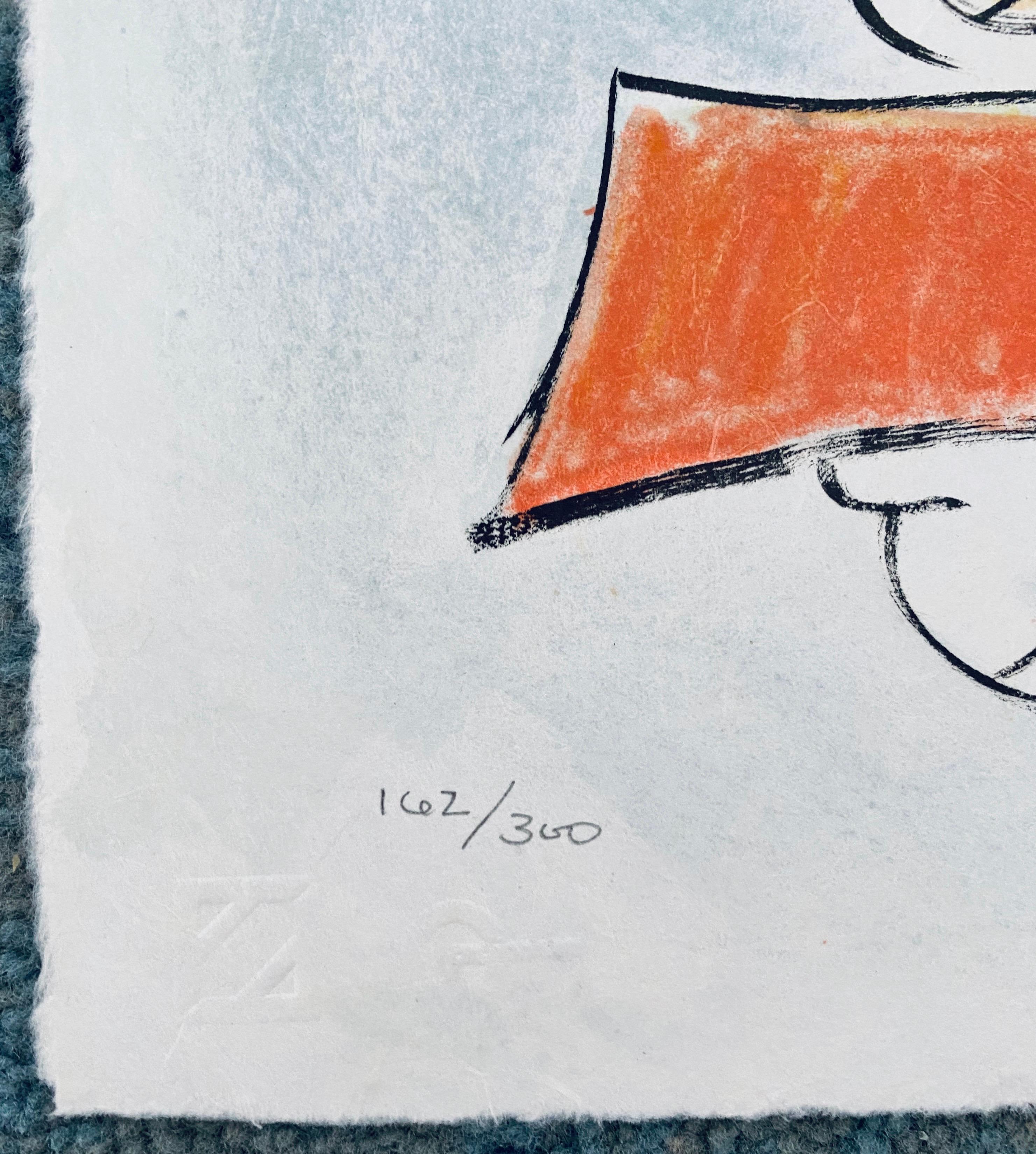 Litografia Italiana Post Modernista Figurativa Pop Art - 