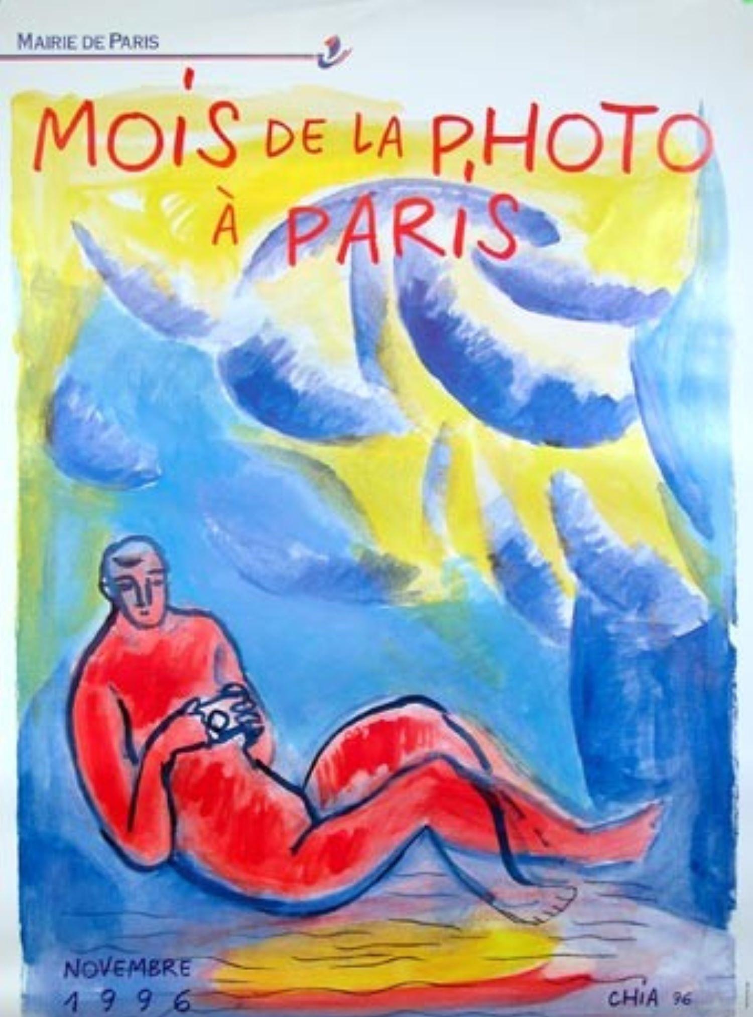 Mois de La Photo à Paris par (d'après) Sandro Chia en vente 1