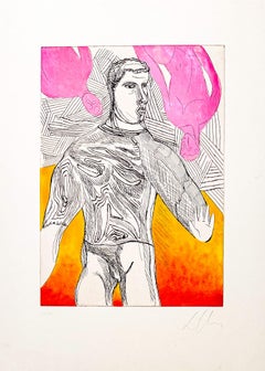 Sandro Chia (1946) - Elektra - Radierung Aquatinta-Gravuren auf Papier - 199