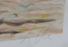 Seated Woman, Neo-Expressionist Lithograph by Sandro Chia